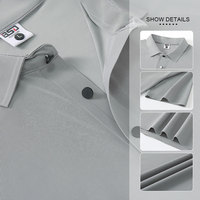 Camisas Polo Personalizadas con Logotipo Bordado para Hombre, Camiseta de Manga Corta sin Costuras, Polo de Negocios con Solapa para Verano, Estilo Ejecutivo Anti-Pilling