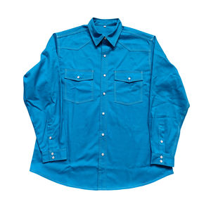 Camicia da Lavoro da Uomo a Maniche Lunghe Ignifuga NFPA 2112, Camicia FRC con Triple Cuciture per Saldatura - Product Image 6