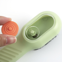 Brosse de nettoyage distributrice de liquide Auto-Press-Épurateur hydraulique multifonctionnel pour linge/chaussures/ménage