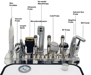 JYTOP 11 en 1 multifuncional galvánico BIO microcorriente sin aguja mesoterapia diamante microdermoabrasión máquina de belleza Facial - Product Image 6