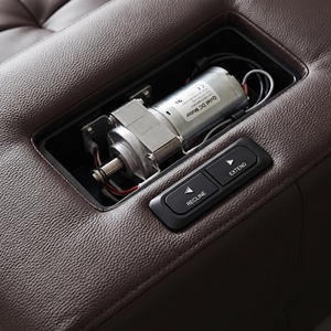 Sofá Cama Seccional Eléctrico Moderno, Juego de Tres Plazas en Cuero Genuino, Patas de Acero Inoxidable, Fácil Instalación - Product Image 5