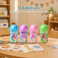 6 probiotiques actifs, yaourt lyophilisé en pastilles, 22g, fondent dans la bouche, sans OGM, sans additifs, protéines, collation pour bébé et enfant en bas âge
