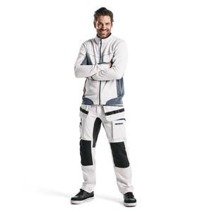 BLAKLADER - 499710101094XL Veste micro polaire Blanc/Gris-EAN 7330509619582 VESTES DE TRAVAIL D'HIVER SOFTSHELL ET VESTES REMBOURRÉES - Product Image 3