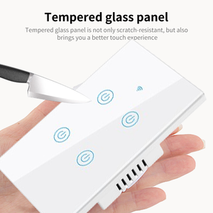 US Standard 110V 240V WiFi Smart Life Durable Touch Control Wall <strong>Switch</strong> with <strong>Remote</strong> for Smart Home - Product Image 3