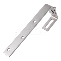 Système de montage de panneaux solaires pour toit plat, structure de montage solaire en acier profilé avec crochets pour tuiles