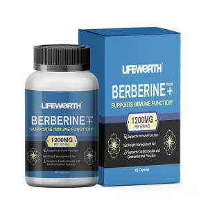 Lifeworth-berberina 98% hcl 500mg, cápsulas de alta resistencia, precio de fábrica - Product Image 2