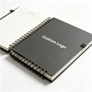 Carnet à spirales personnalisé avec logo, journal personnalisé, carnet à couverture rigide, carnet d'écriture, cadeau promotionnel pour entreprise et bureau - Product Image 3