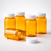 Bouteilles en plastique PET de 80 ml certifiées qualité, portables, hermétiques, durables, avec logo personnalisé, pour le stockage de capsules