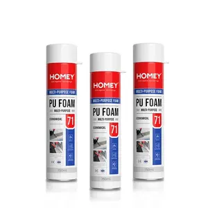 HOMEY Economical product window pu spray foam spray expandable insulation polyurethane pu foam