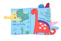 Baby Soft Cloth Book für Neugeborene 0-36 Monate 3D Stoff bücher Montessori Handpuppe Lernspiel zeug für Kinder Geschenk