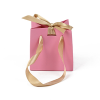 Großhandel Kleine Luxus-Schmuck-Papiertüten mit Bandgriff für Handwerk und Kleinunternehmen Logo-Präsentation