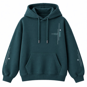 Sudaderas con Capucha Oversize al por Mayor, de Algodón Suave y Forro Polar de Poliéster, con Logotipo Personalizado, para Uso Diario y Streetwear - Product Image 2