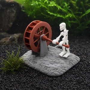 Juguete Creativo Personalizado de Esqueleto con Rueda de Agua Impresa en 3D y Ventosa para Pecera, Figura Divertida de Esqueleto para Desestresarse - Product Image 2