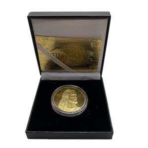 준비 주식 금속 공예 예수 신앙 종교 동전 24 k 금과 실버 동전 - Product Image 1
