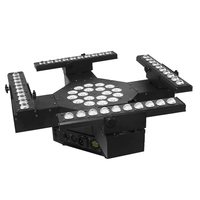 Escenarios Móviles LED RGBWauv para Discotecas y Clubes, IP33 Ra90, Focos de Aluminio y Plástico, Control DMX512