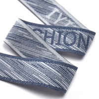 Nouveau style de bande élastique jacquard tissée en nylon/polyester avec logo personnalisé pour sous-vêtements boxer ceinture