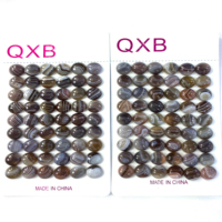 Meilleure Vente Perles d'Agate Chinoises Cabochons Ovales Multicolores 13x18mm en Pierre Naturelle pour Fabrication de Bijoux Vente en Gros Modèle QXB