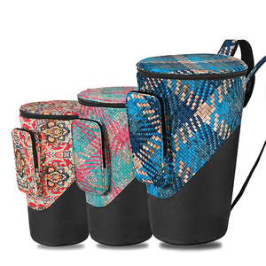 Bolsa de tambor Djembe de 10 pulgadas azul bosque OEM para el hogar, bolsa de almacenamiento portátil para exteriores, accesorios para instrumentos musicales - Product Image 4