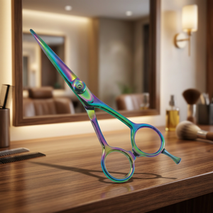 กรรไกรตัดผมสำหรับช่างตัดผมมืออาชีพ,กรรไกรตัดแต่งทรงผมแบบหลายสี - Product Image 3