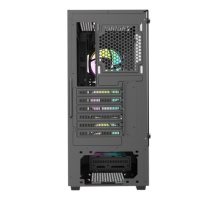 Boîtier de PC de jeu ATX de bureau le plus récent, vente en gros, boîtier de jeu pour ordinateur personnalisé avec marque