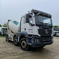 Camion malaxeur à béton d'occasion de marque Schwing, modèle 2021, robuste, 371/400 CV, norme d'émission Euro V, châssis SHACMAN 8X4, 12 m3