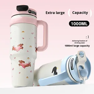 กระติกน้ำร้อนสเตนเลสสตีลสำหรับสูญญากาศคุณภาพสูงใหม่สำหรับ12-24hrs ความจุเยอะหรูหรา - Product Image 3