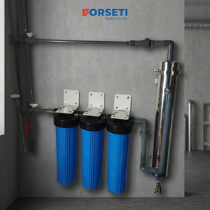 Sistema de Filtro de Agua UF Forseti de 20 Pulgadas al por Mayor, Purificador de 3 Etapas con 2 Carcasas Azules para Uso Doméstico - Product Image 3