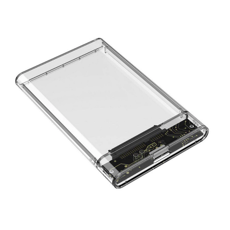 Transparent Plastic SATA to USB 3.0 2.5inch Hard Disk Enclosure HDD/SSD Adapter Case External Hard Drive Enclosure