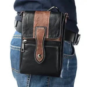 PU Leder Karte Halter Abdeckung Handy Diagonal tasche Geldbörse für iphone XR 11 12 13 MINI pro max Telefon fall Taille tasche Brieftasche