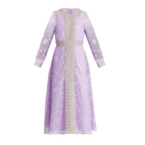 Nouvelle robe imprimée de style Moyen-Orient Dubaï pour femmes, pour vêtements pour enfants, robe à manches longues, robe de soirée pour <span class=keywords><strong>petite</strong></span> fille - Product Image 1