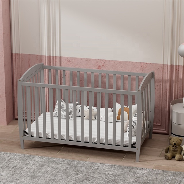 Wholesale Multifunction Adjustable Height Baby Crib Convertible Sofa Bed Child Bed Furniture