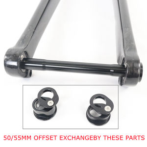 Fourche de vélo de gravier en carbone WINOWSPORTS FKG30 avec frein à disque, noir brillant, avec axe traversant - Product Image 5