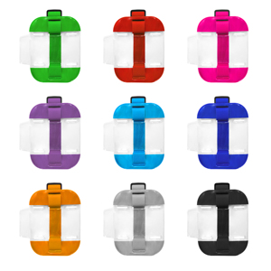 Porte-badges d'identification verticaux avec bande élastique - Product Image 2