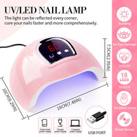 Kit de Manucure Complet Polygel LED UV: Gel Pailleté de Construction, Résine Jelly, Matériau d'Extension d'Ongles