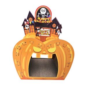 Halloween Kartonnen Huiskat Scratcher Sofa Mat Cat Box Scratcher Huis Voor Katten - Product Image 6