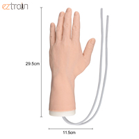 Kit d'entraînement IV en silicone pour la pratique des injections, main d'entraînement IV 420g Modèle PH12-008A pour la formation en science médicale et en phlébotomie