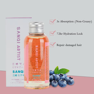 Óleo de Rícino Personalizado com Etiqueta Privada, Sérum Capilar Orgânico de Brilho Sedoso e <span class=keywords><strong>Anti</strong></span>-<span class=keywords><strong>Frizz</strong></span> com Óleo de Mirtilo e Argan 2-em-1, Produto de 80ml - Product Image 3