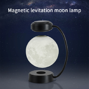 โคมไฟดวงจันทร์ลอยได้อย่างอิสระลอยในอากาศโคมไฟ LED ดวงจันทร์ตั้งโต๊ะโคมไฟกลางคืนโคมไฟดวงจันทร์ลอย3D - Product Image 6