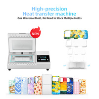 Presse à Chaud 3D Professionnelle sous Vide pour Coques de Téléphone Personnalisées, Appareil d'Impression par Sublimation avec Gabarits Universels pour iPhone Pro