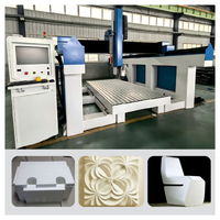 Centre d'usinage CNC 4 axes pour mousse polystyrène, avec contrôle NC Studio/Syntec/Mach3, moteur, pour découpe 3D de mousse à grande échelle et usinage de mousse perdue
