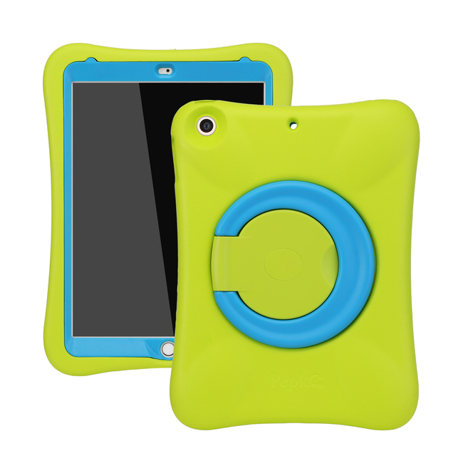 PEPKO Kids Tablet Protective Case for IPad10.2 Inch Full Fall protection case with Foldable Handle/Stand Tablet Case