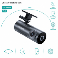 Ottocast Parking Dash Cam dengan Wireless CarPlay Android Auto, Time Lapse, dan Deteksi Tabrakan untuk Kendaraan Otomatis