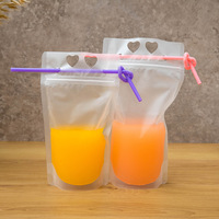 Vertical Café Liquide 500ML Unique Soupe Emballage Vietnam Double Fermeture Éclair 700ML En Plastique Eau Stand up Pouch