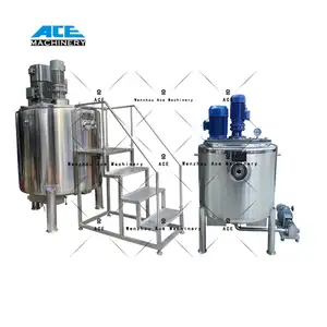 Automatic Stainless Steel Mixing Tank 50 100 200 300 500 2000 3000 5000 1000 Liters Gallon