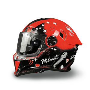 หมวกกันน็อค DOT Racing น้ำหนักเบา ปลอดภัยสำหรับรถจักรยานยนต์ เลนส์ PC ป้องกันฝ้า วัสดุ <span class=keywords><strong>ABS</strong></span> ได้รับการรับรองมาตรฐาน 3C หมวกกันน็อคแบบเต็มใบ ใช้ได้ทุกฤดู - Product Image 6