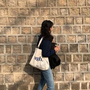 Travel-Friendly <b>Canvas</b> Lined Printed Shoulder Seasonal Women's Fashionable Lady's Zippered Crossbody Polyester-Lined Bag - Product Image 2