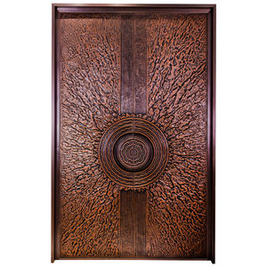 חם מכירה עצמית הבנויה דלת כניסה דלת נחושת כפולה פתוחה יצוק שערים נגד גניבה עבור בתי מלון - Product Image 3