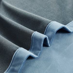 XinLan Vollständig Verdunkelnde Vorhänge aus Polyester in Unifarben im Modernen Stil für Esszimmer und Zuhause - Anpassbar - Product Image 4