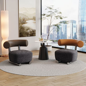 Italian Style Single Sofa <b>Chair</b> Soft <b>Support</b> Structure Living Room Lounge <b>Chair</b> - Product Image 4