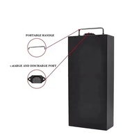 Batterie amovible haute capacité 16s8p 60v 20ah 18650 pour moto électrique avec chargeur